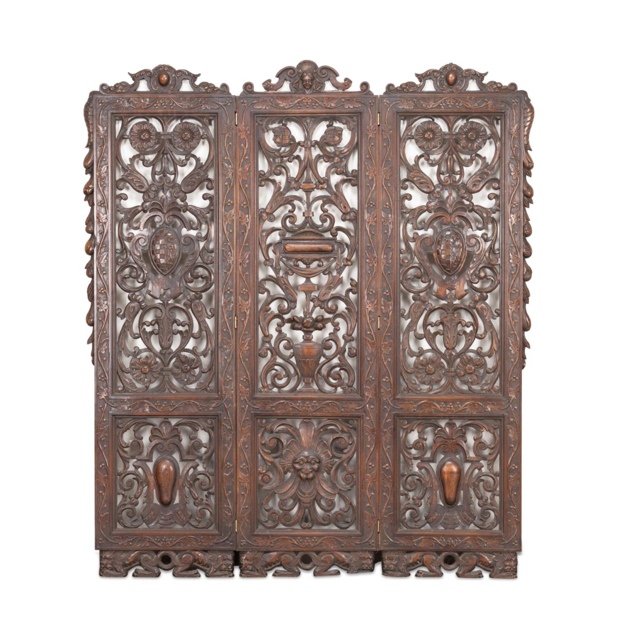 CONTINENTAL PIERCE CARVED WOOD