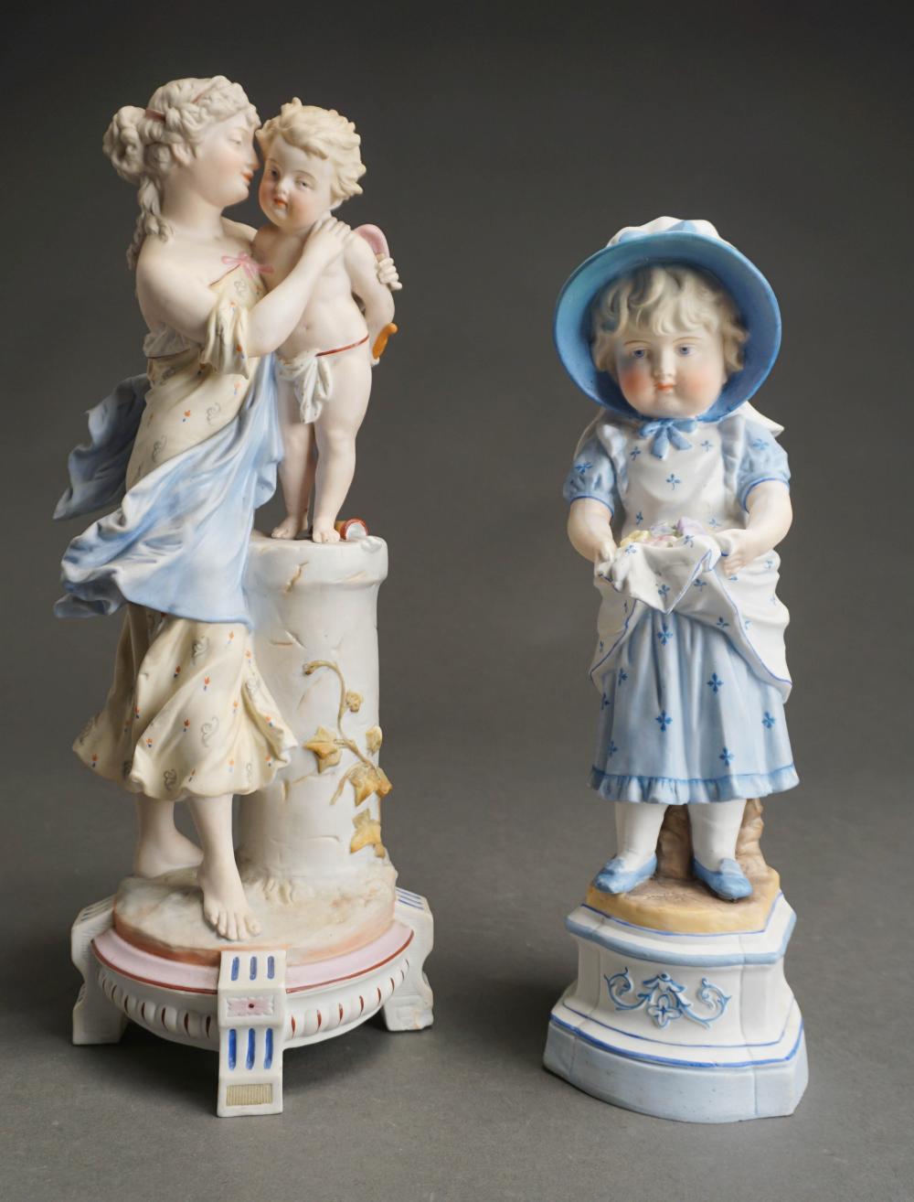 CONTINENTAL POLYCHROME DECORATED
