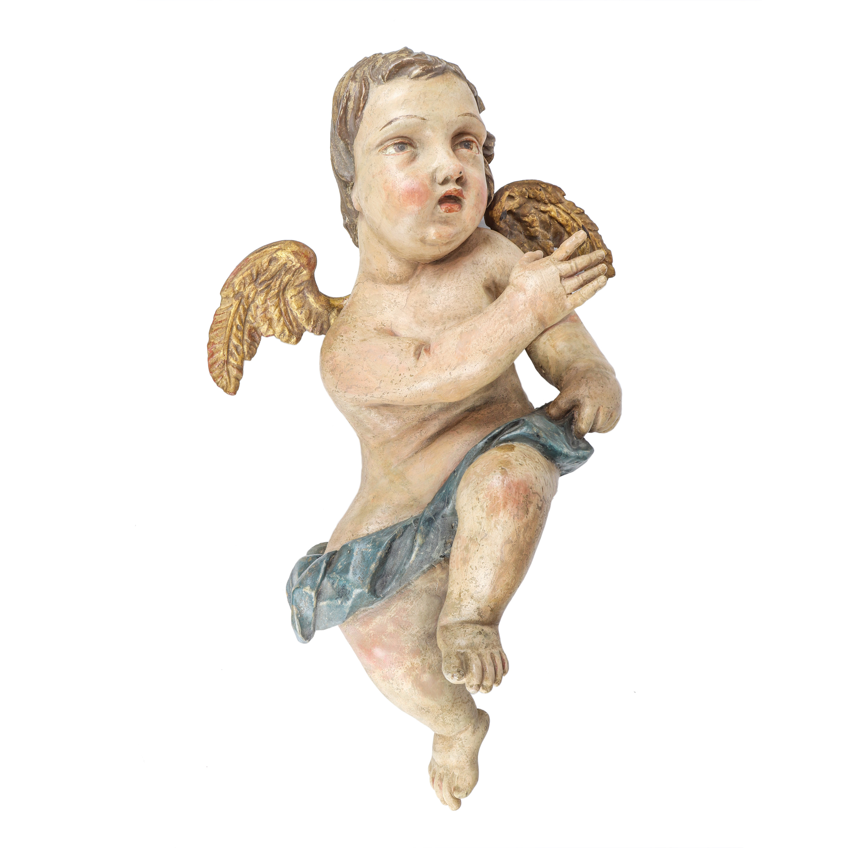 CONTINENTAL POLYCHROME DECORATED