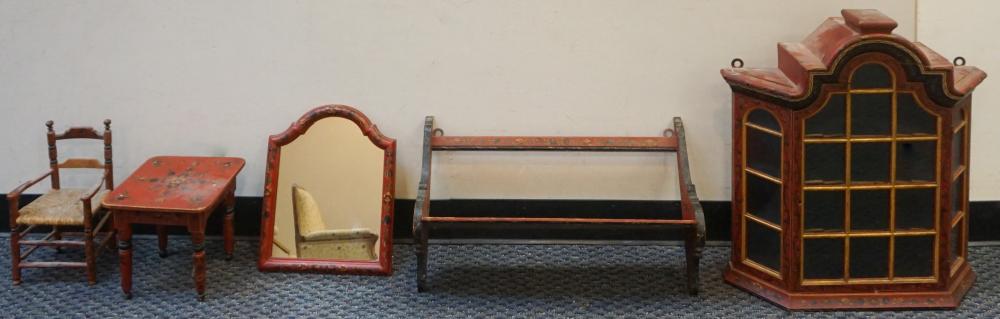 CONTINENTAL POLYCHROME DECORATED