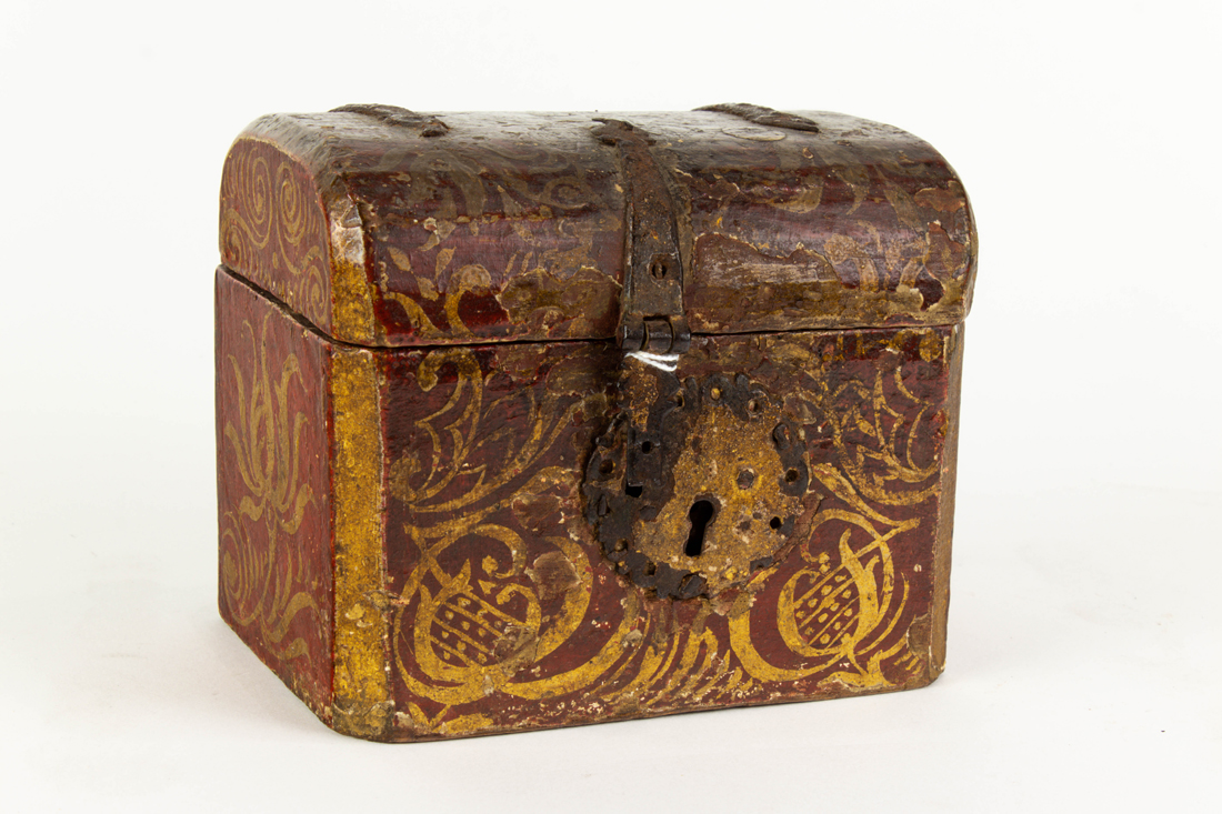 CONTINENTAL POLYCHROME DECORATED