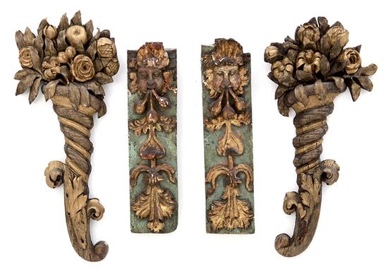 Continental polychrome-decorated
