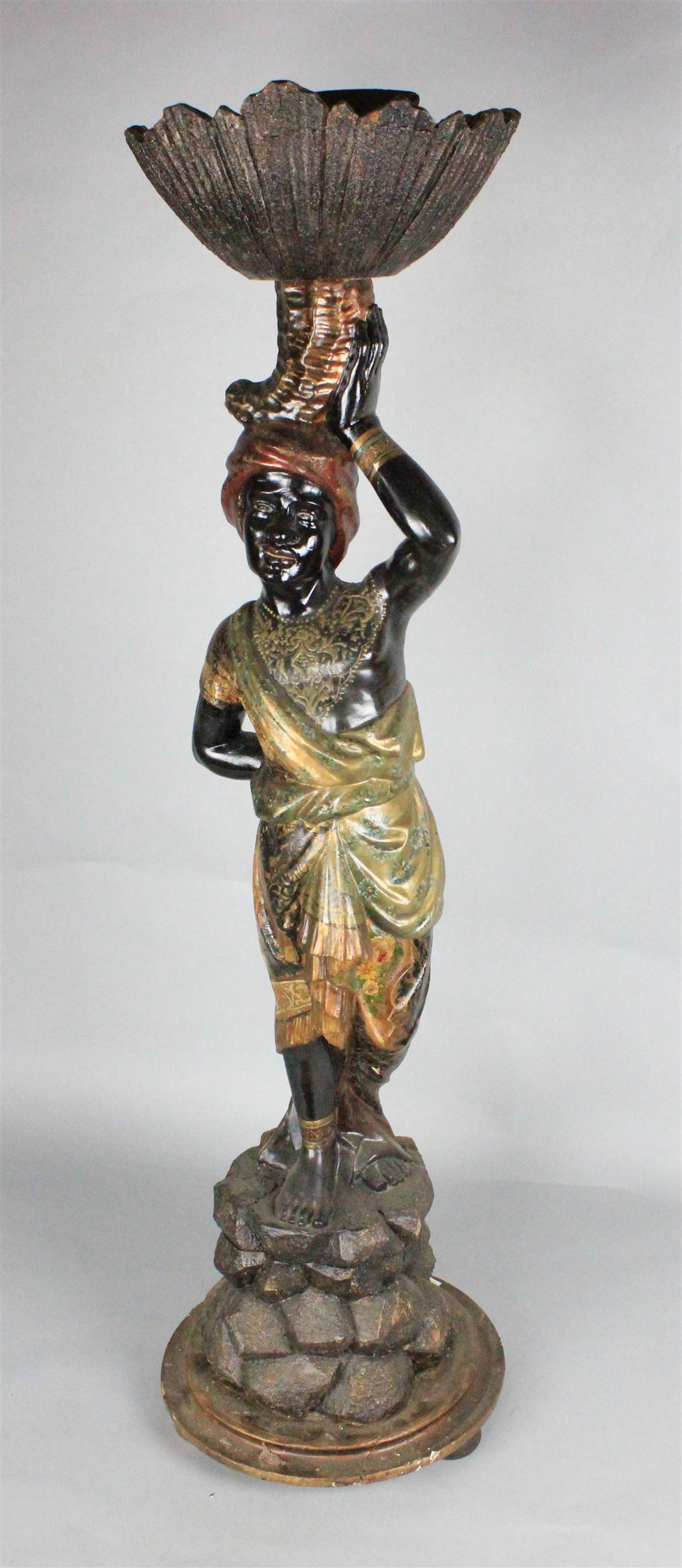 CONTINENTAL POLYCHROME PAINTED
