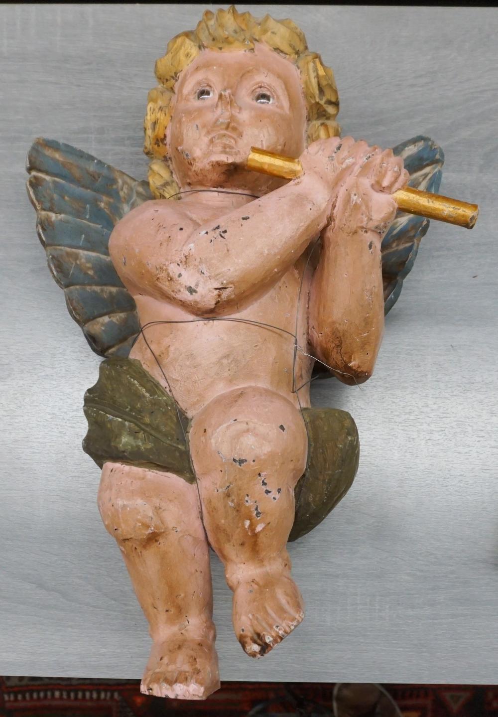 CONTINENTAL POLYCHROME PAINTED WOOD