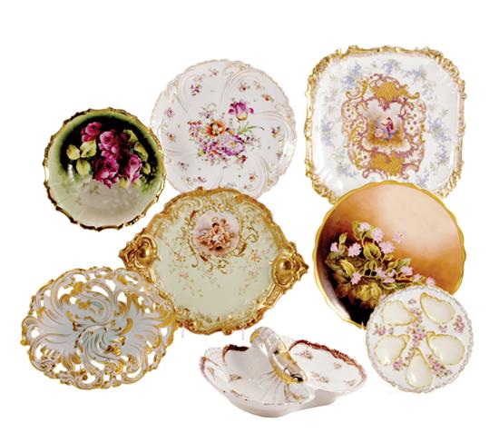 Continental porcelain centerbowls