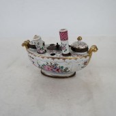 CONTINENTAL PORCELAIN ENCRIER
