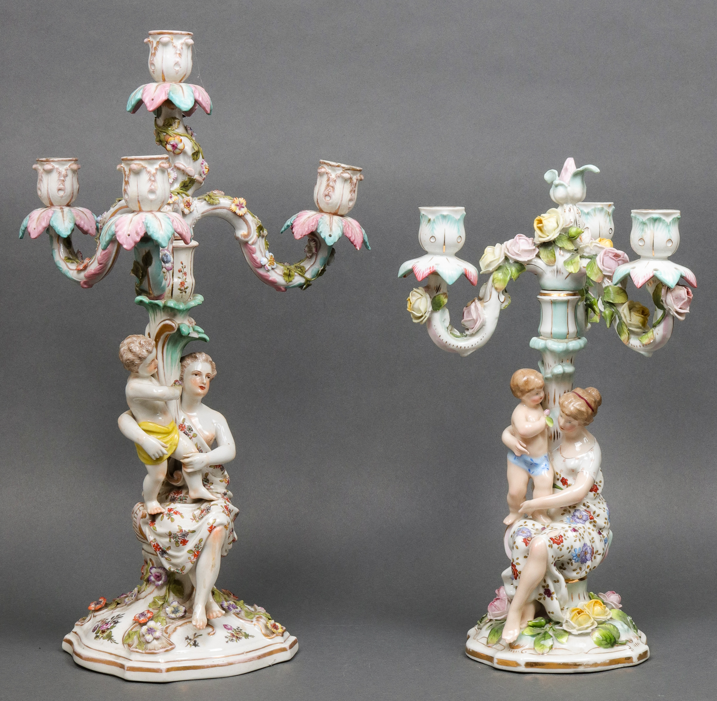 CONTINENTAL PORCELAIN FIGURAL