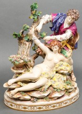 CONTINENTAL PORCELAIN FIGURAL