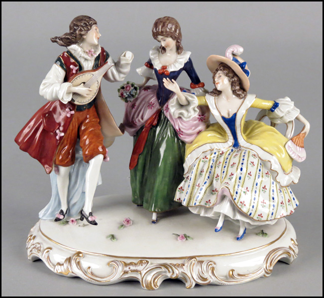 CONTINENTAL PORCELAIN FIGURAL