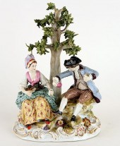 CONTINENTAL PORCELAIN FIGURAL