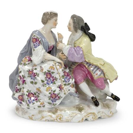 Continental Porcelain Figural Group