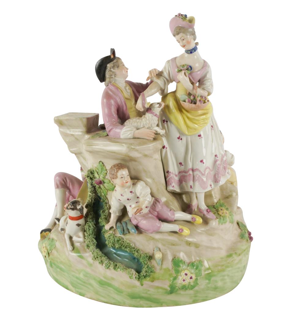 CONTINENTAL PORCELAIN FIGURAL
