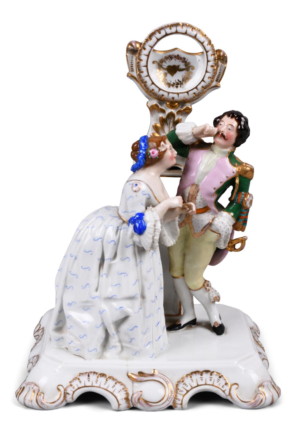 CONTINENTAL PORCELAIN FIGURE