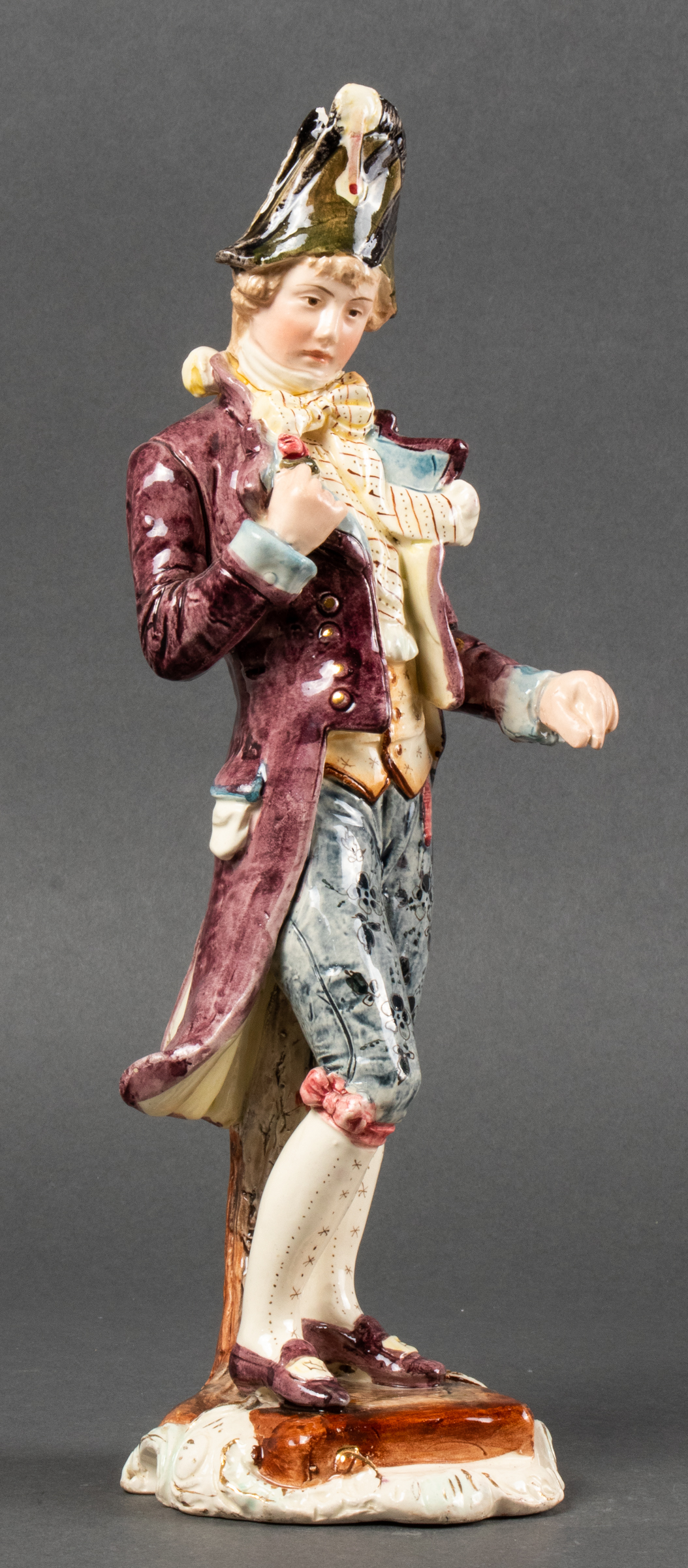 CONTINENTAL PORCELAIN FIGURE,