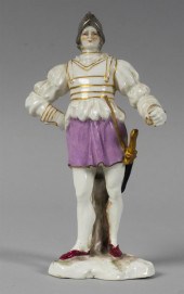 CONTINENTAL PORCELAIN FIGURE O