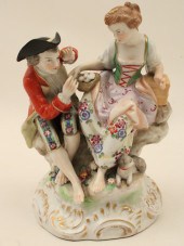CONTINENTAL PORCELAIN FIGURE O