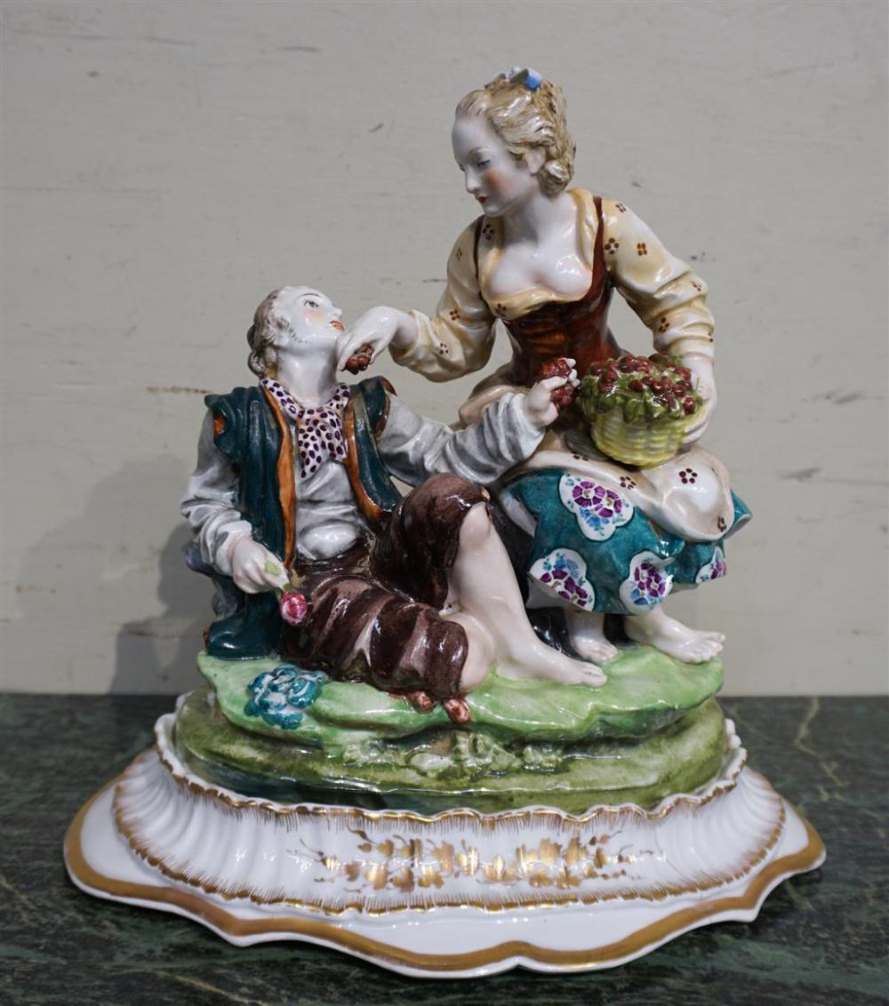 CONTINENTAL PORCELAIN FIGURE OF MAN