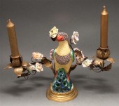Continental porcelain parrot f