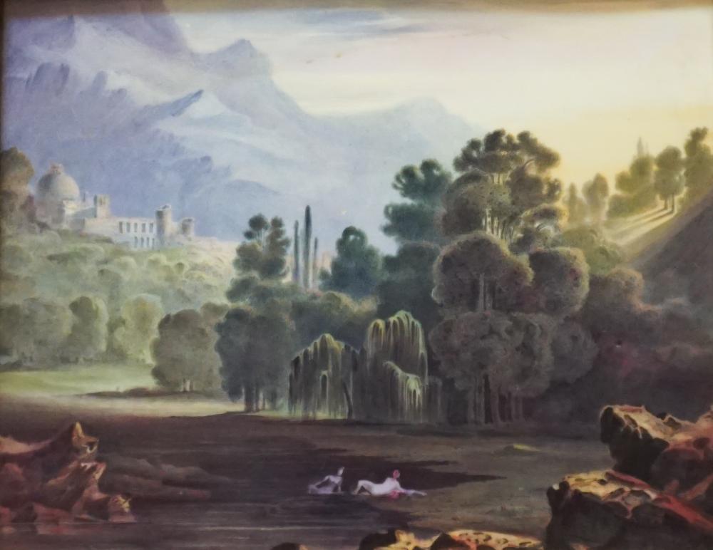 CONTINENTAL PORCELAIN PLAQUE OF