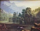 CONTINENTAL PORCELAIN PLAQUE O