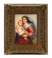 Continental porcelain plaque