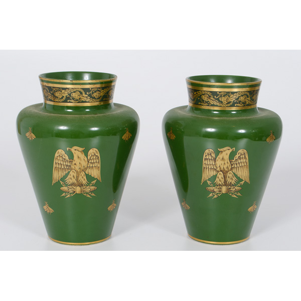 Continental Porcelain Vases with