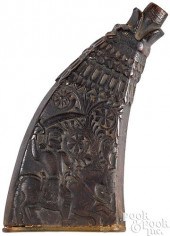CONTINENTAL POWDER HORN, LATE