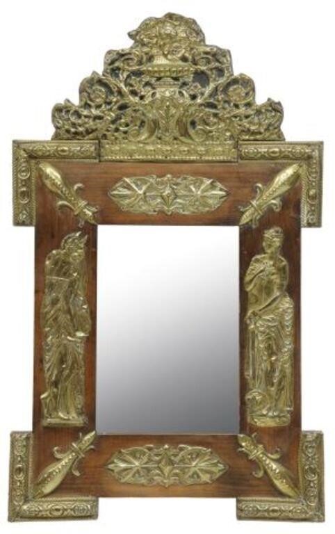 CONTINENTAL REPOUSSE BRASS