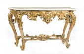CONTINENTAL ROCOCO CARVED GILT