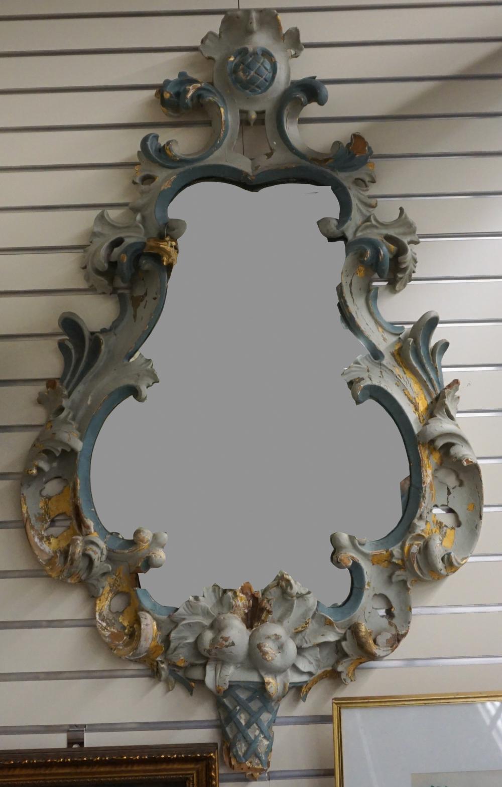 CONTINENTAL ROCOCO STYLE CARVED AND