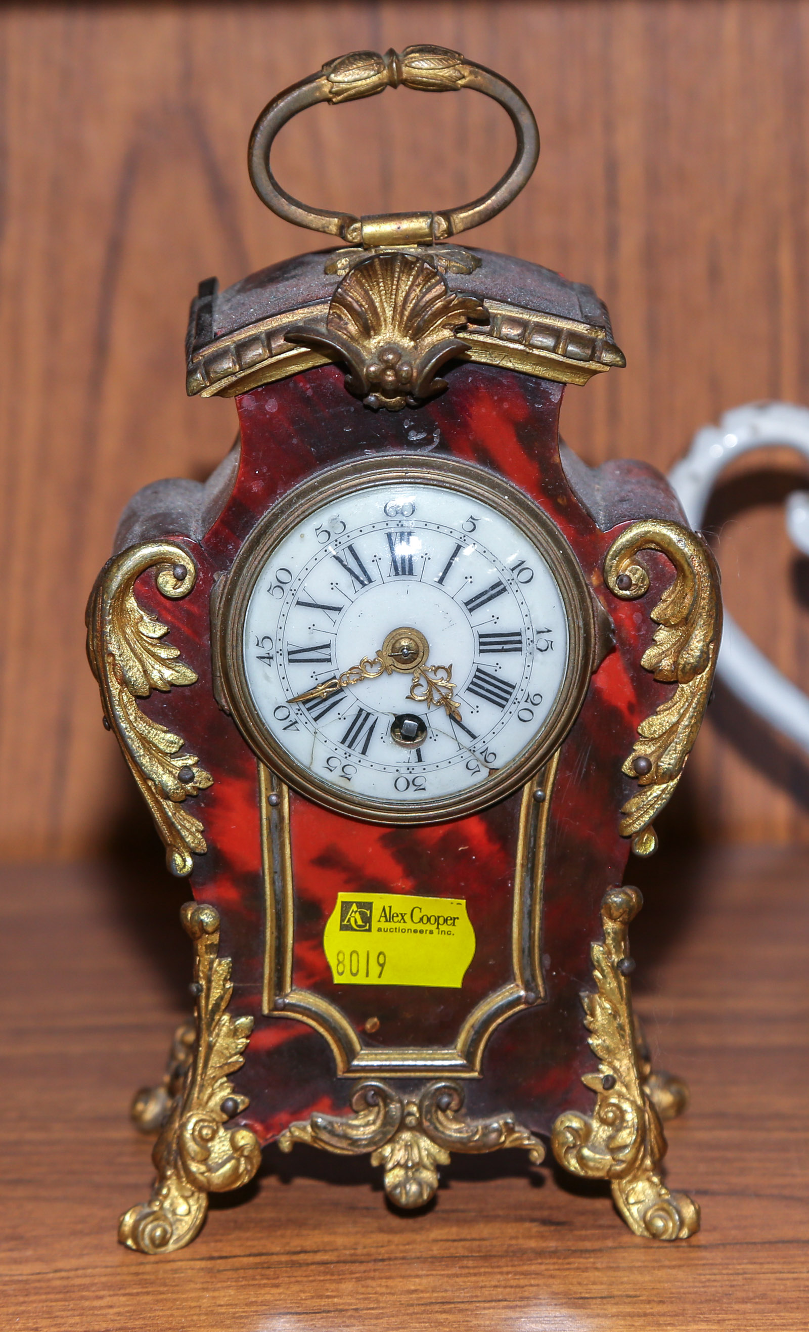 CONTINENTAL ROCOCO STYLE DESK CLOCK