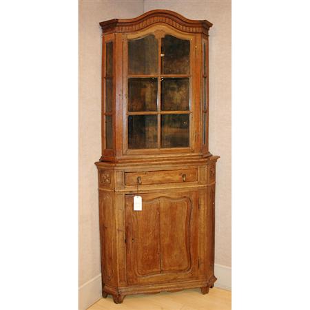 Continental Rococo Style Oak Corner