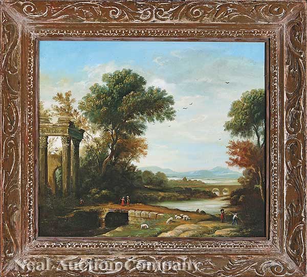 Continental School 19th c. "River