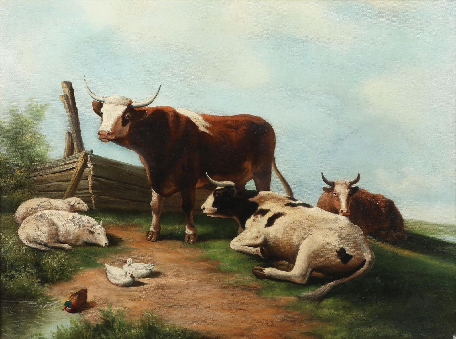 CONTINENTAL SCHOOL, FARM ANIMALS ON