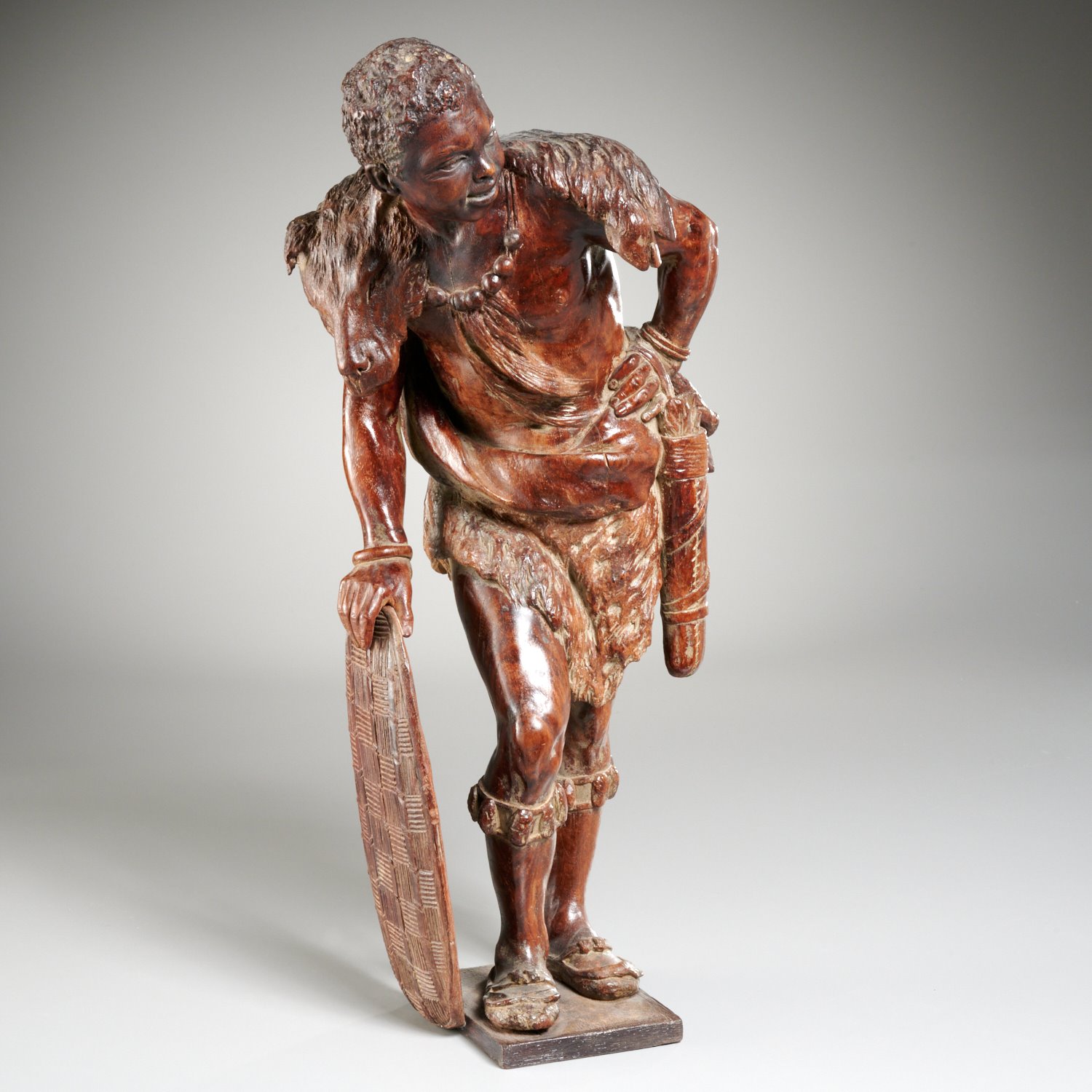 CONTINENTAL SCHOOL, FINELY CARVED