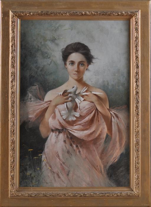 CONTINENTAL SCHOOL: GIRL WITH