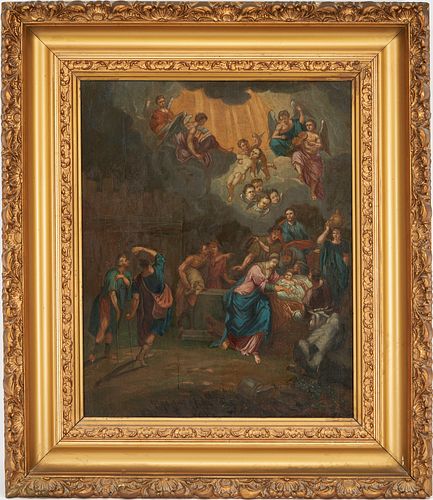 CONTINENTAL SCHOOL O/C PAINTING,