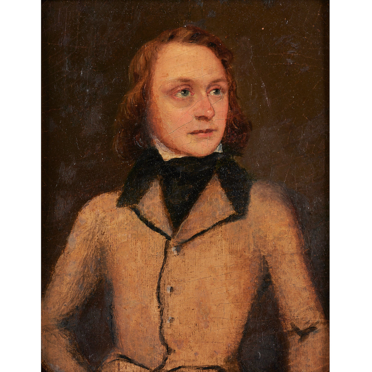 CONTINENTAL SCHOOL, OIL ON PANEL