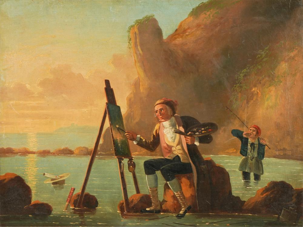 CONTINENTAL SCHOOL: PAINTER AT