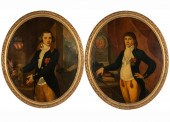 CONTINENTAL SCHOOL: PAIR OF CO