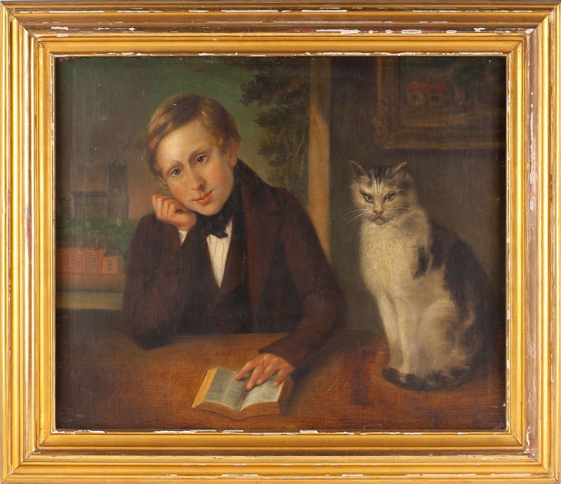 Continental School Portrait of a