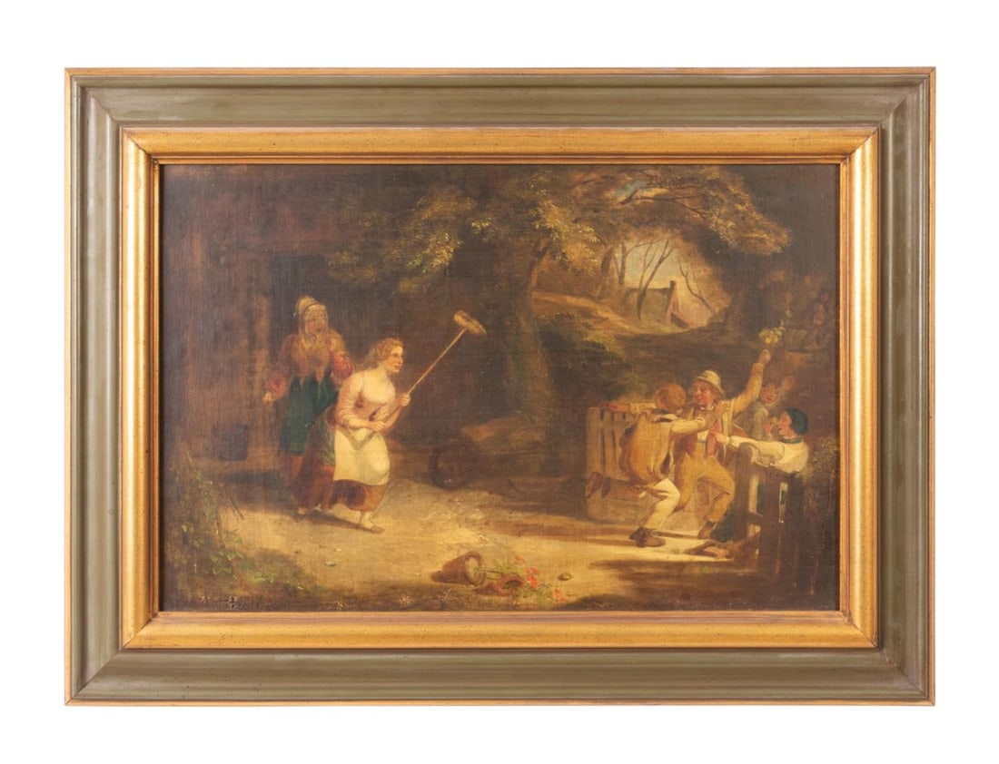CONTINENTAL SCHOOL UNTITLED OIL