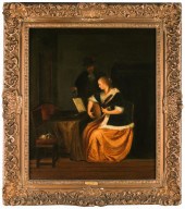CONTINENTAL SCHOOL: WOMAN WITH