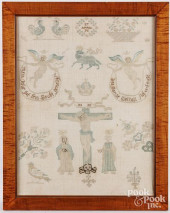 CONTINENTAL SILK ON LINEN SAMP
