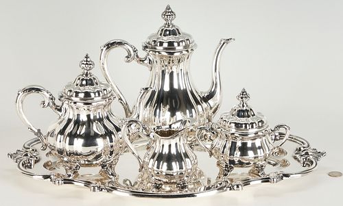 CONTINENTAL SILVER 4-PIECE TEA
