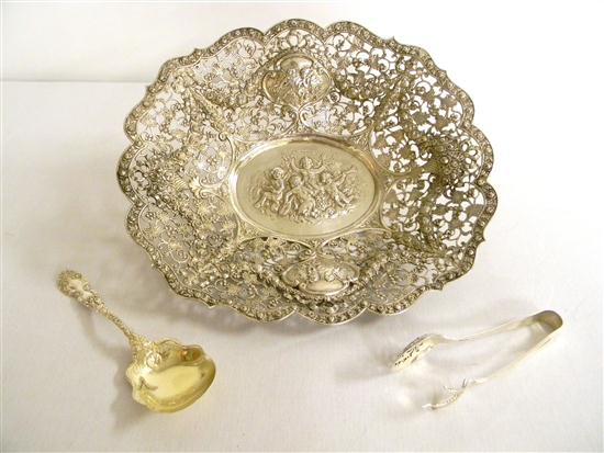 Continental silver bowl 
