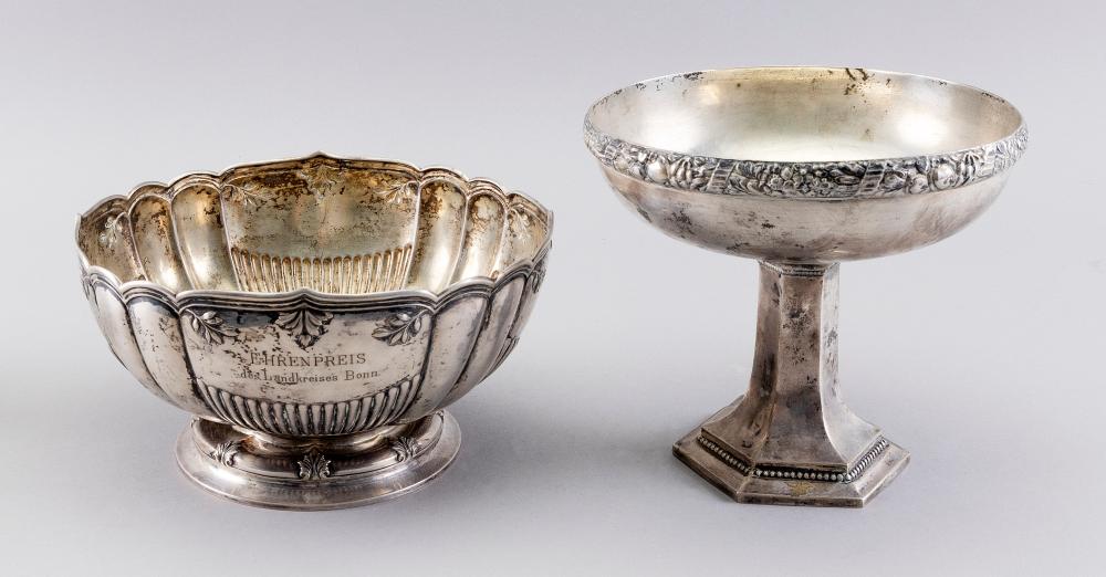 CONTINENTAL SILVER COMPOTE AND BOWL