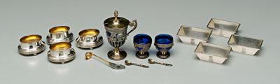Continental silver condiment,