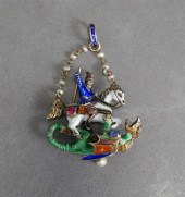 CONTINENTAL SILVER, ENAMEL AND