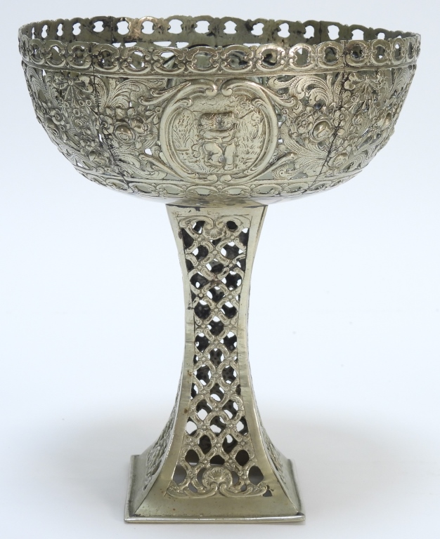CONTINENTAL SILVER GERMAN TAZZA